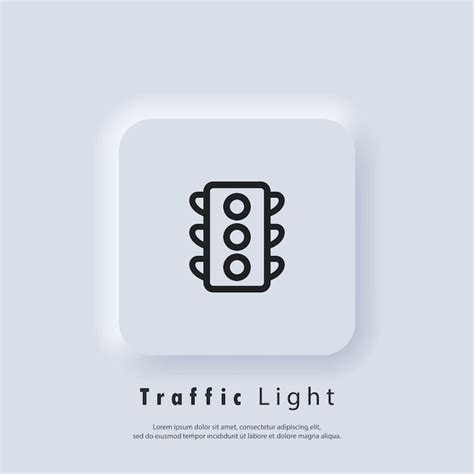 Premium Vector Traffic Light Icon Traffic Light Sign Vector Eps