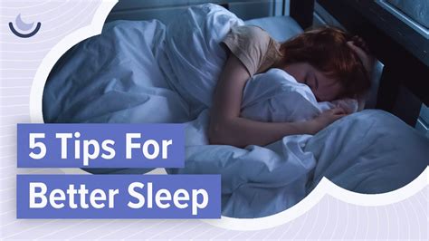 5 Tips For Better Sleep Nite Sleep