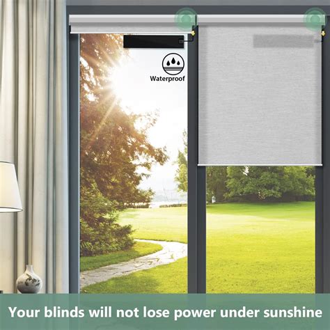 Yoolax Motorized Blind Shade For Window With Remote Control Smart