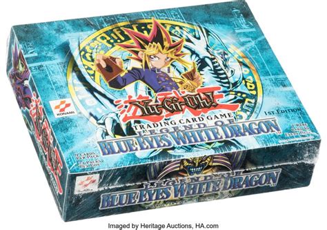 Yu Gi Oh St Ed Legend Of Blue Eyes Box Auctioning At Heritage