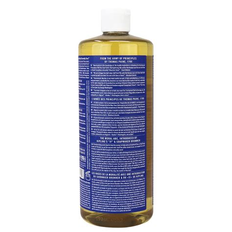 Dr Bronner S Organic Peppermint Oil Pure Castile Liquid Soap At Natura