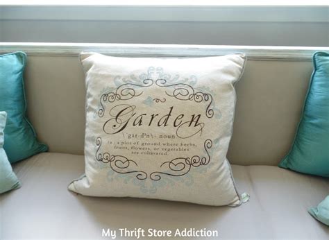 How To Paint A Pillow My Thrift Store Addiction