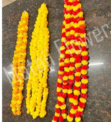 Yellow Artificial Marigold Garland Set At Rs Piece In Bengaluru Id