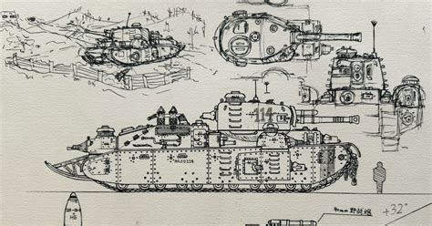 坦克 Fz 1c超重型多炮塔坦克 Tank And Curryのイラスト Pixiv