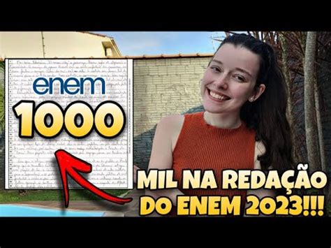 Como Tirar Na Reda O Do Enem L Dicas De Reda O Nota Mil No