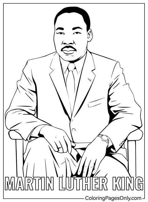 Luther Martin King Jr Color Mlk Number Addition Math Sheets Code