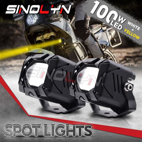 Sinolyn 12V 24V LED Mini Driving Light Spotlight Off Road 4x4 ATV 4WD