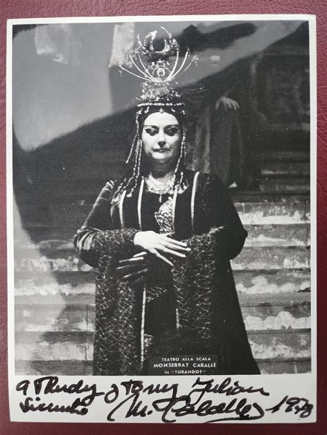 Autograph Opera Singer Montserrat Caballe Signed Photo Ebay Artofit