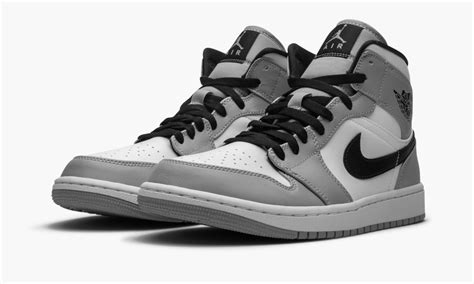 Jordan 1 Mid Light Smoke Grey Sneakers Shop