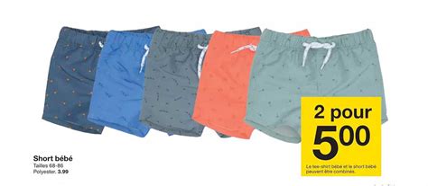 Promo Short Bébé chez Zeeman iCatalogue fr