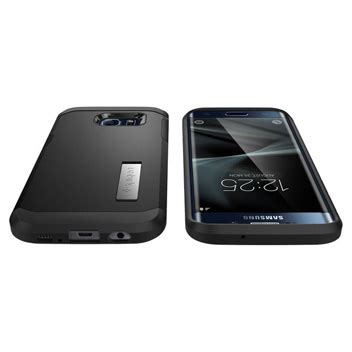 Coque Samsung Galaxy S Edge Spigen Tough Armor Noire