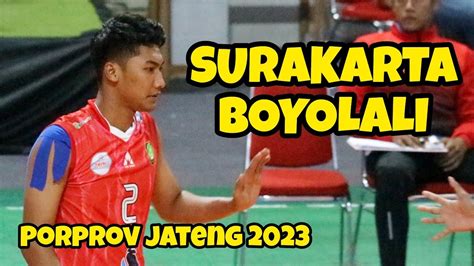 Live Surakarta Vs Boyolali Porprov Jawa Tengah Youtube