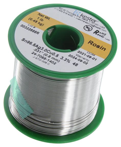 Kester Solder Solder Wire Diameter