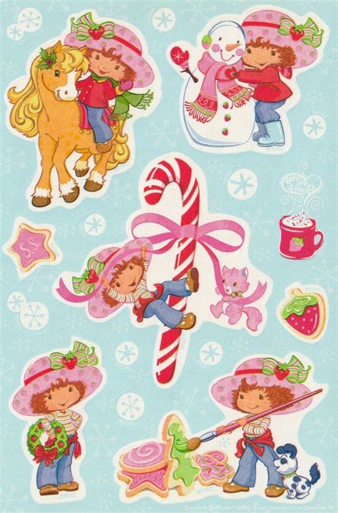 Strawberry Shortcake Sticker Sheets, 2003:choose 1 Sheet, 1980s 1990s ...