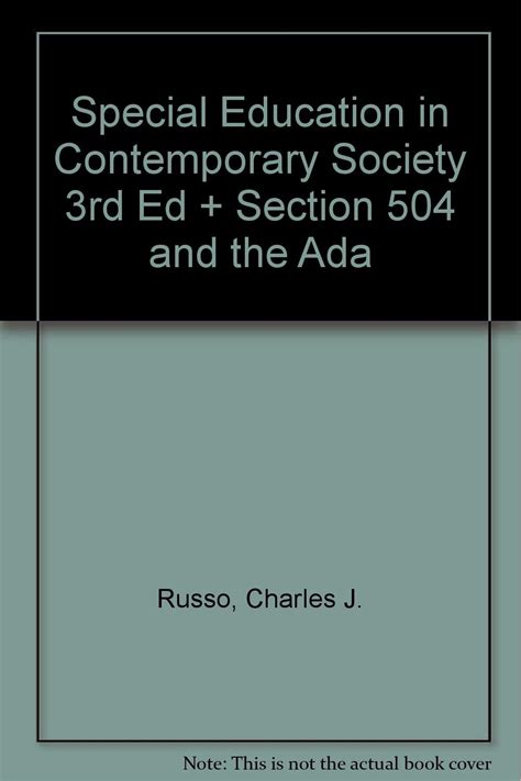 BUNDLE Gargiulo Special Education In Contemporary Society 3e Russo