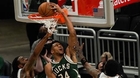 Giannis Antetokounmpo Scores 49 In Milwaukee Bucks Win Over Brooklyn