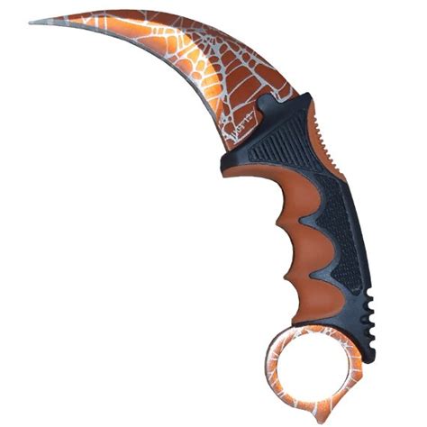 Karambit LuaTek Laranja Full Tang Bainha