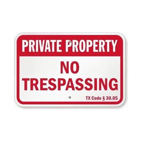 Private Property No Trespassing Wall Sign 8x12 Tin Morocco Ubuy