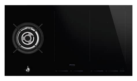 Hob Mixed Fuel With Gas Burners And Induction Multizone 900 Mm Smeg