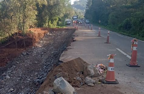 Reconstru O Da Ers Avan A Na Subida Da Serra Rede Mais