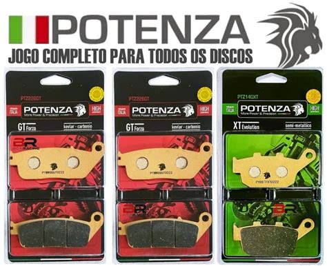 Kit Pastilha Freio Potenza D T Versys Sem Abs Box Racing