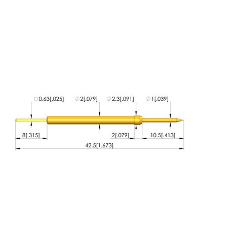 Spring Loaded Test Probe Gks A W Item Ingun