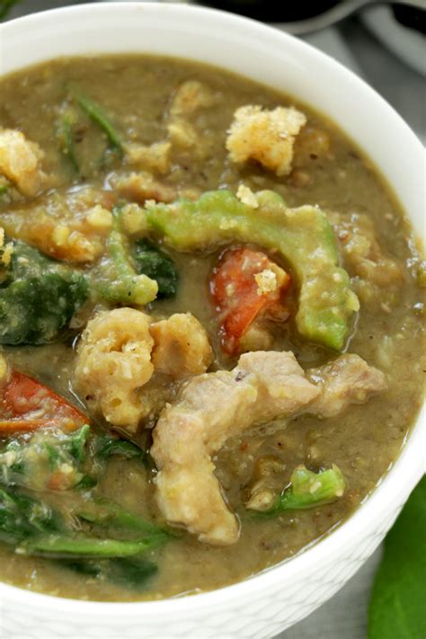 Filipino Mung Bean Soup Recipe Ginisang Munggo Mung Bean Soup Stew