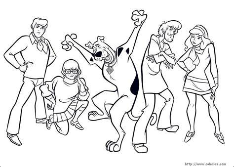 118 Dessins De Coloriage Scooby Doo à Imprimer Sur Page 6