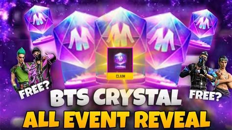 HOW TO GET CRYSTAL TOKEN FREE FIRE CRYSTAL TOKEN KAB MILE GA BTS