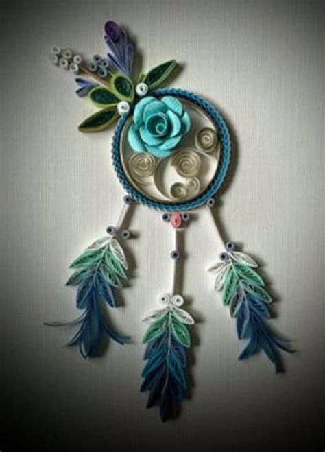 Dream Catcher Paper Quilling Original Art By Hyunah Etsy In