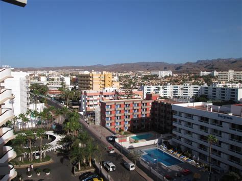 Blick Ber Playa Del Ingl Hotel Riu Palace Palmeras Playa Del