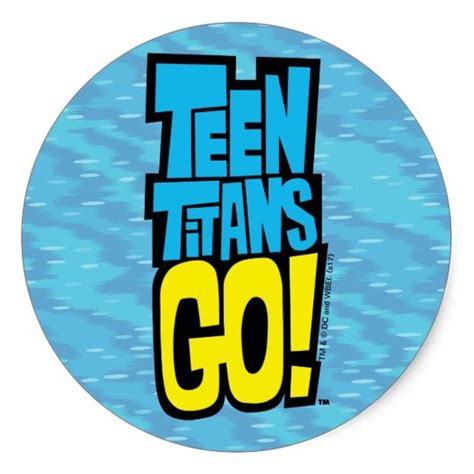 Teen Titans Go! | Logo Square Sticker | Zazzle | Teen titans go, Teen titans, Teen