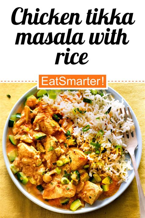 Chicken Tikka Masala With Jasmine Rice Recipe Eat Smarter USA