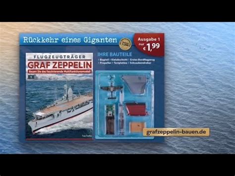 Graf Zeppelin Hachette Flugzeugtr Ger Modell Bausatz Partwork