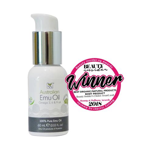 Y Not Natural Omega 3 6 And 9 Oil 100 Pure Emu Oil 60ml Skinshare Singapore