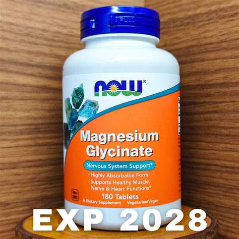 Jual Now Foods Magnesium Glycinate Isi Tablets Now Food Shopee