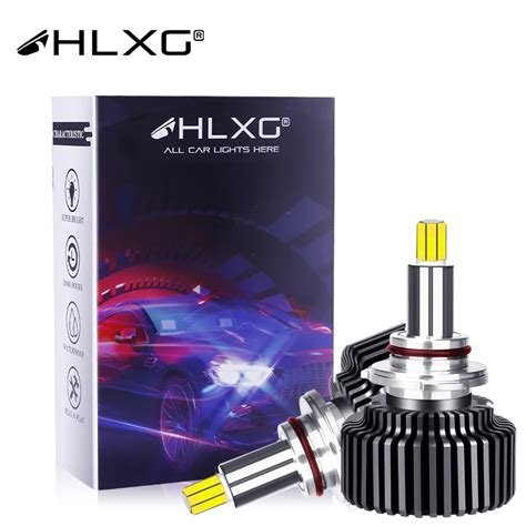 HLXG 3D H1 Led 360 H7 H11 H4 9012 H8 H9 Bulb Lamp 24 Sides CSP