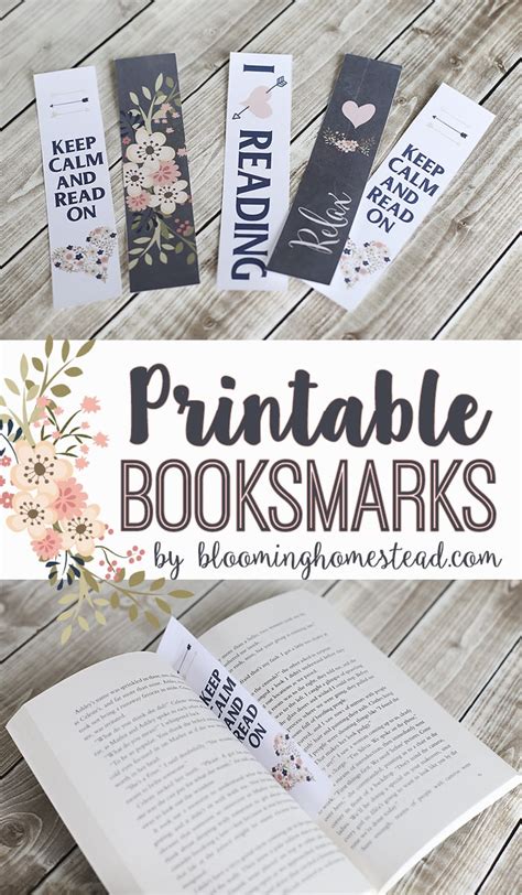 Diy Bookmark Printables