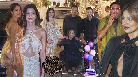 Kapoor Khandan And Celebrities Arrives At Anil Kapoors Grand 66th