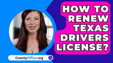 How To Renew Texas Drivers License CountyOffice Org YouTube