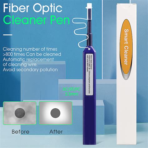 Universal Scfcst Fiber Optic Connector Cleaner Pen Tool 125mm Fiber Optic Connector Cleaning