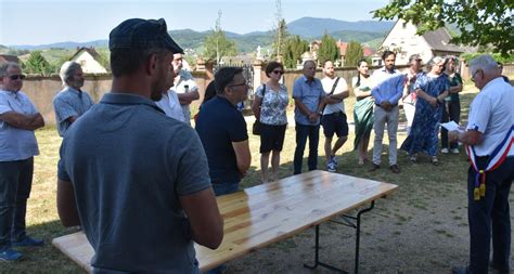 Saint Hippolyte Réaménagé lespace funéraire a été inauguré