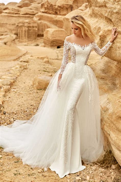 Robe de mariée manche longue Oksana Mukha Paris