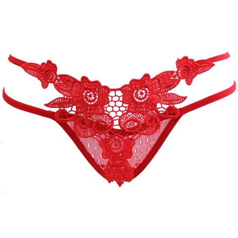 Buy Lady Women Sexy Lace V String Briefs Panties Thongs G String Lingerie Underwear At