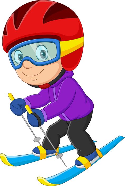 Alpine Skiing Clipart