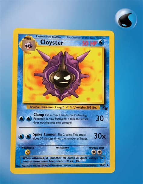 Cloyster Fossil Tcg Coleccionistas