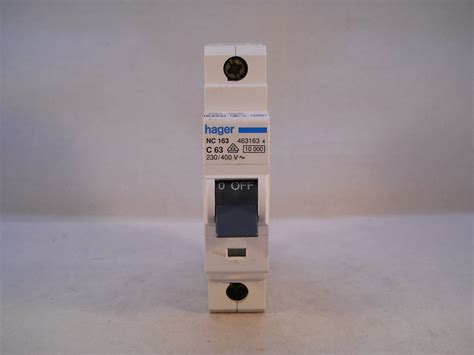 Hager Mcb Single Pole Circuit Breaker Type C A C