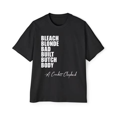 Bleach Blonde Bad Built Butch Body Shirt Botched Body Tee AshBubble