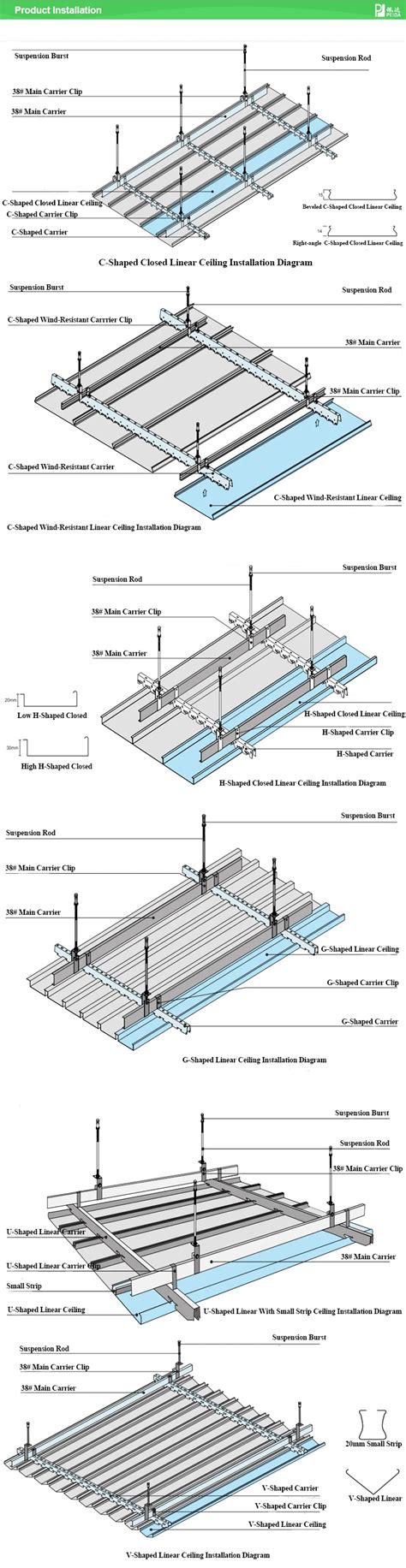 Metal Aluminum Spandrel Ceiling Batten System Buy Aluminum Pvc