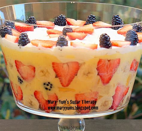 Mary Yums Sugar Therapy Trifle Dessert